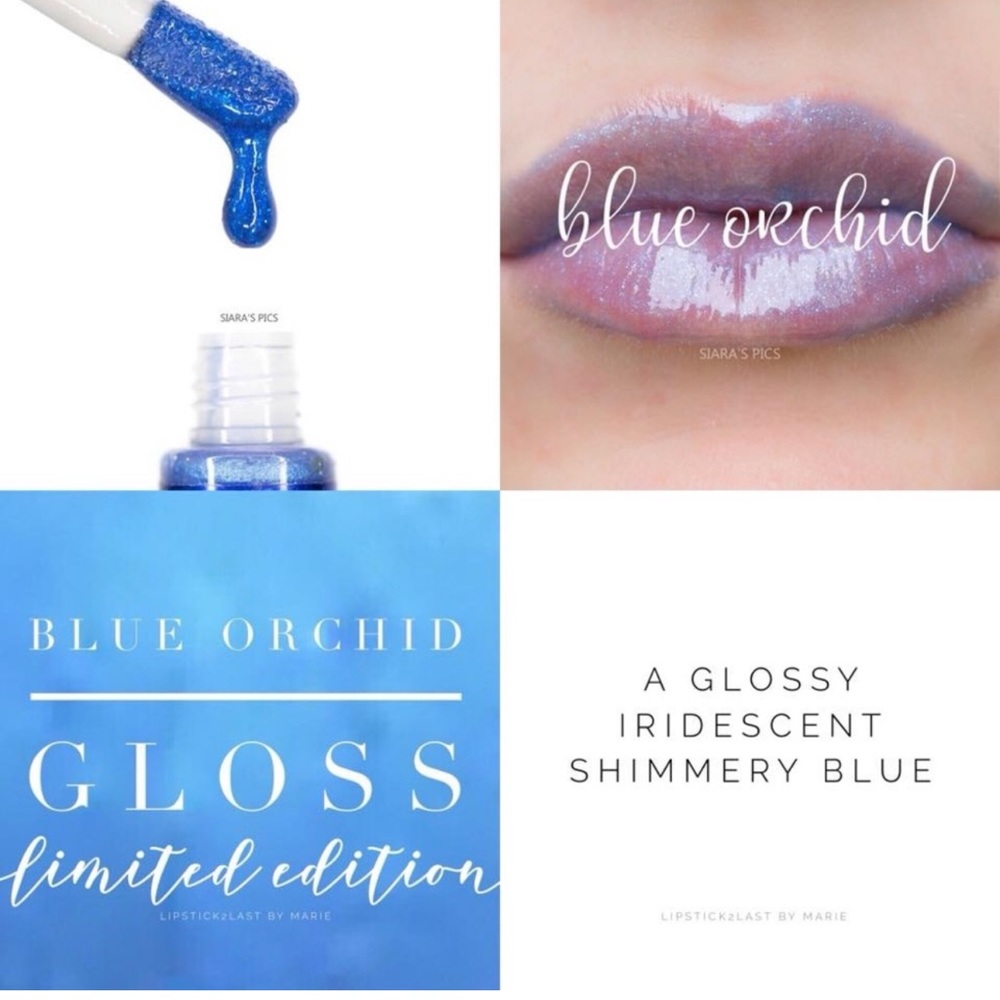 NWT Blue Orchid LipSense Gloss